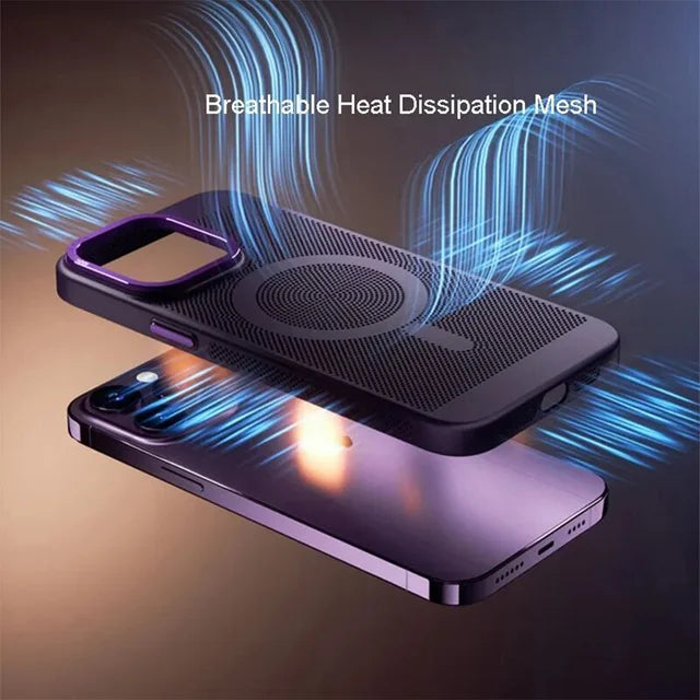 Grid Cooling MagSafe Magnetic Phone Case iPhone 14 Pro