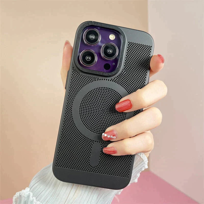 Grid Cooling MagSafe Magnetic Phone Case iPhone 11 Pro