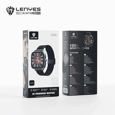Lenyes AI Watch Face Voice Assistant Bluetooth Calling IP68 Smart Watch AI Star