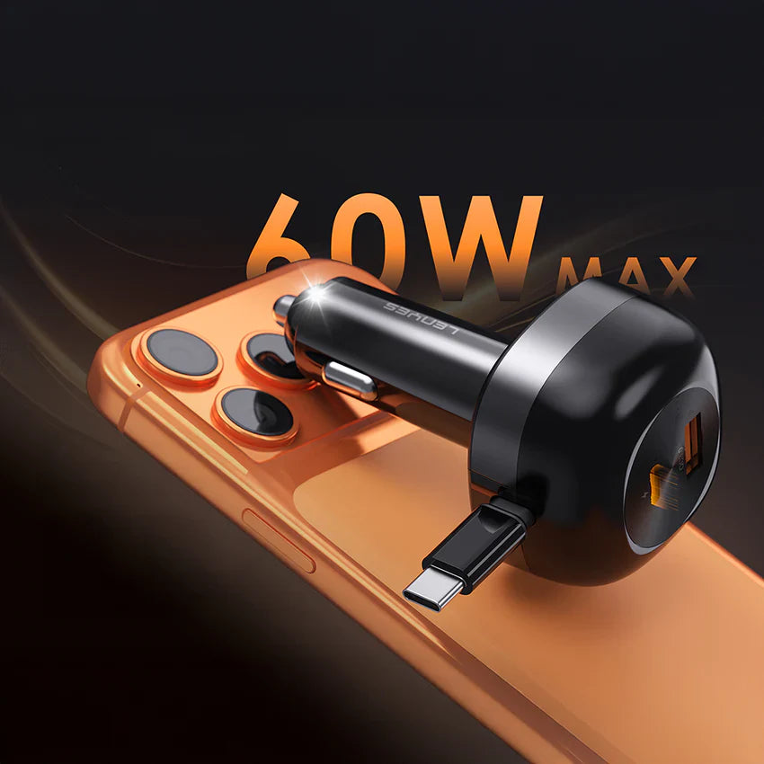 Lenyes 60W Fast Car Charger CA59