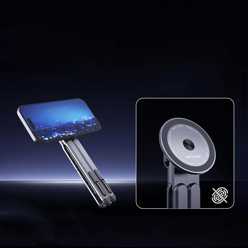Lenyes N52 8-Level Foldable Magnetic Multi-Device Stand CR206