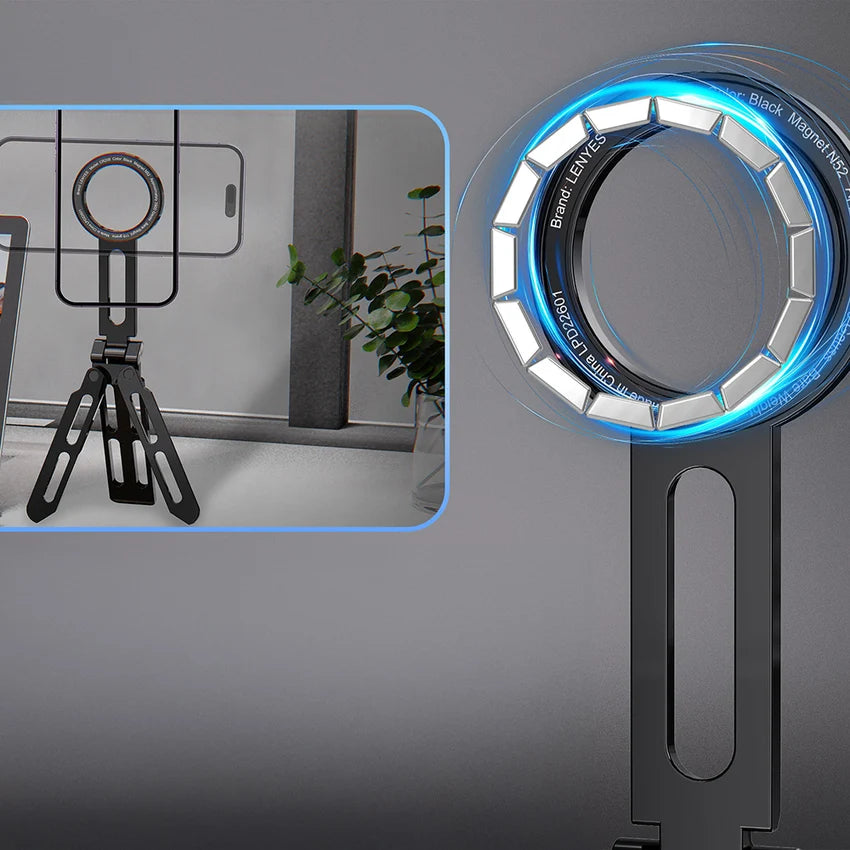 Lenyes N52 360-Degree Foldable Magnetic Desk Stand CR208
