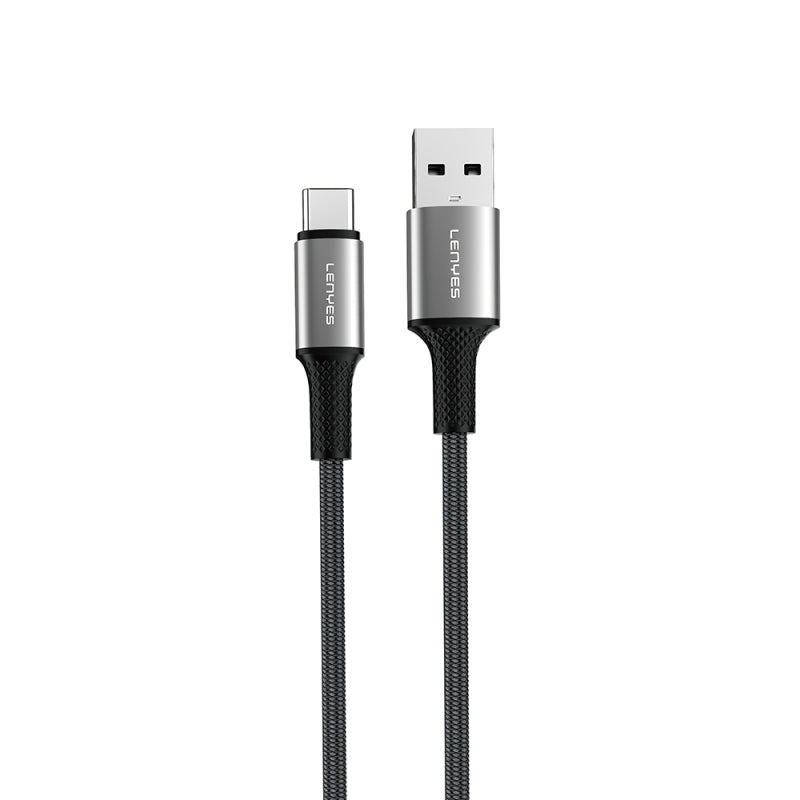 Lenyes USB-A to Type-C 12W Aluminum Alloy Fast Charging Data Cable LC565 TC