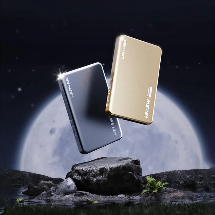 Lenyes 10000mAh 20W PD 15W MagSafe Aluminum Power Bank PW119D