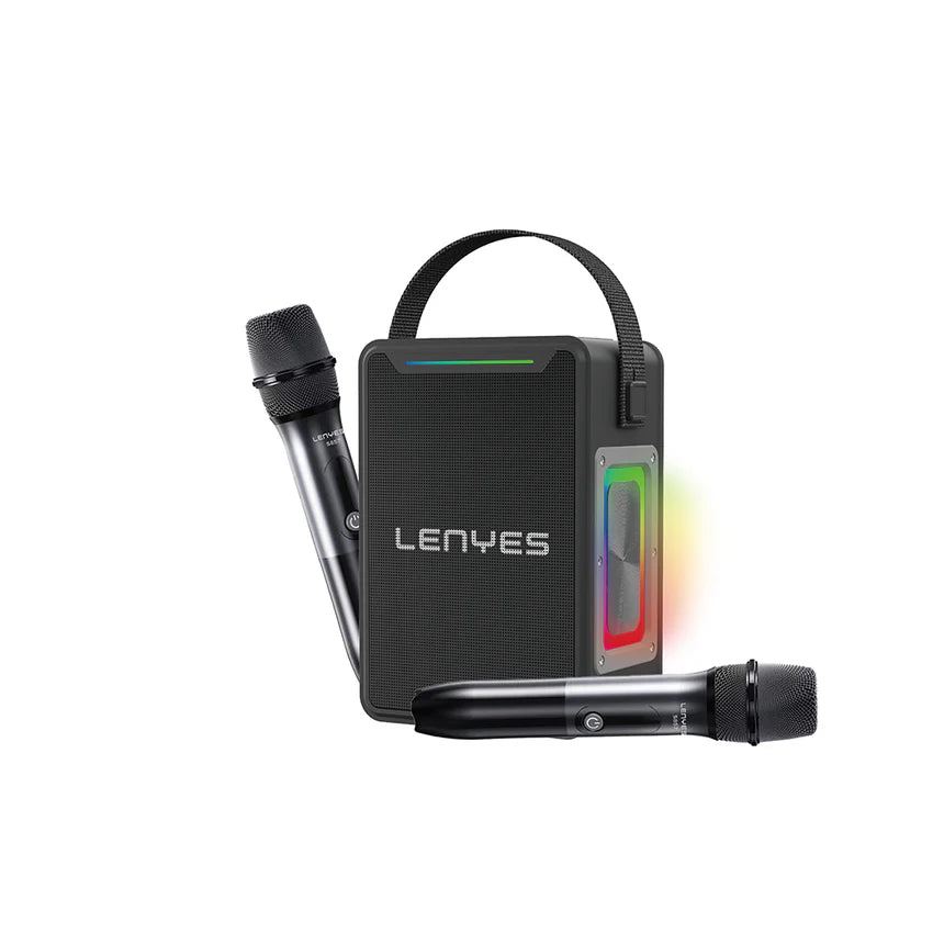 Lenyes Bluetooth 5.3 150W RGB Karaoke Party Speaker S857