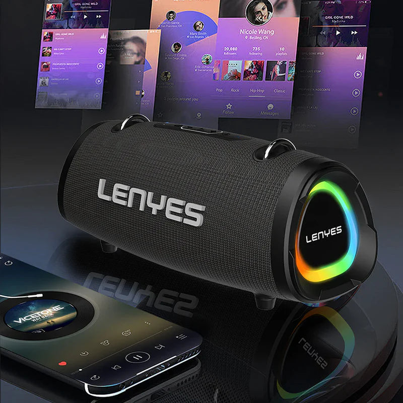 Lenyes 160W RGB IPX6 Karaoke Party Speaker S872