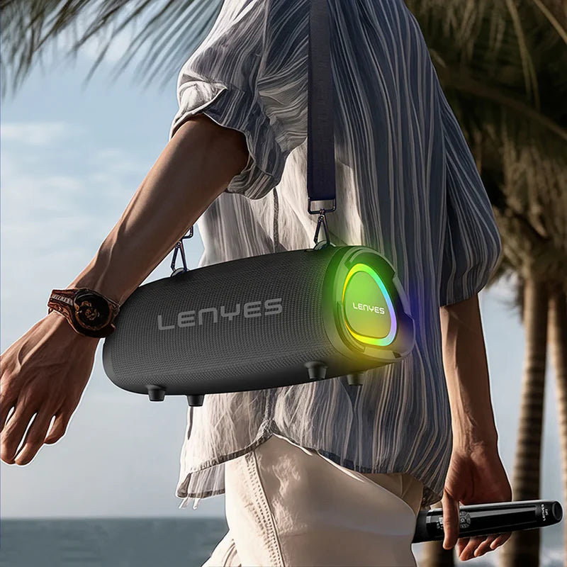 Lenyes 160W RGB IPX6 Karaoke Party Speaker S872