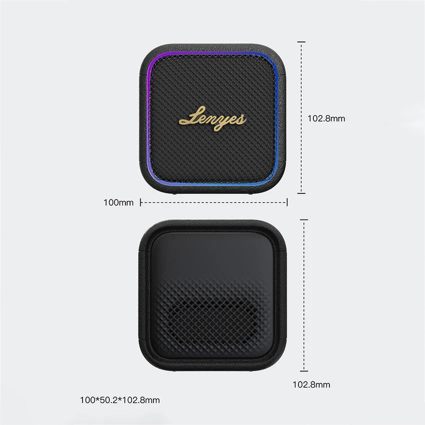 Lenyes Bluetooth 5.3 15W RGB IP66 Portable Speaker S890