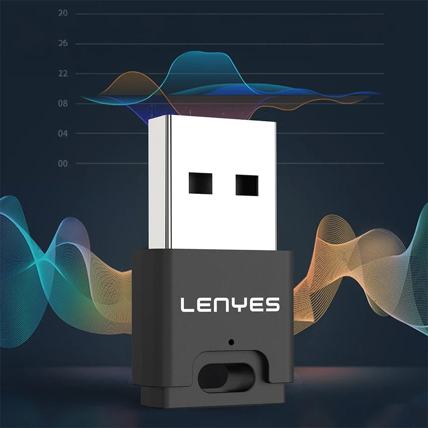 Lenyes Bluetooth 5.1 USB Multi-Device Audio Receiver LR203