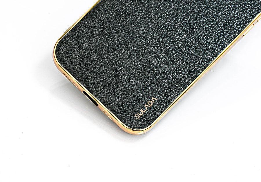 Sulada Enjoyment Leather Case iPhone 13 Pro Max - Three