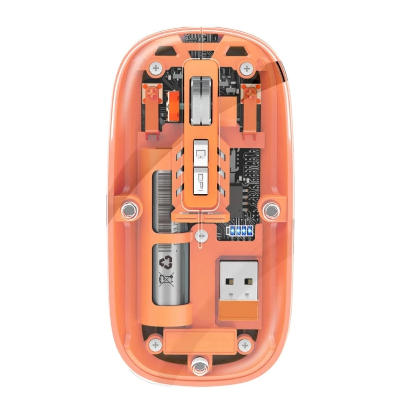 Crystal Transparent Wireless Mouse M233