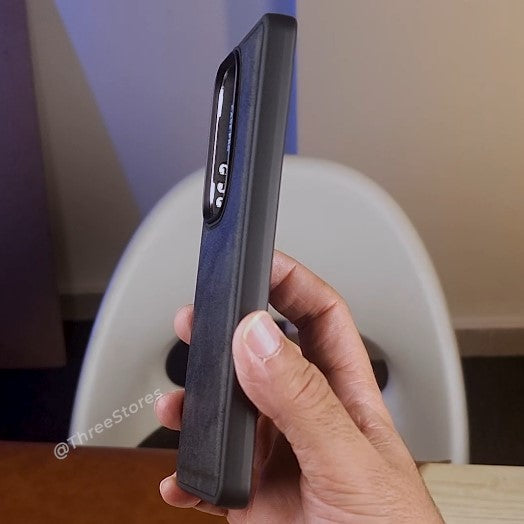 Black Leather Case Oppo Reno 10