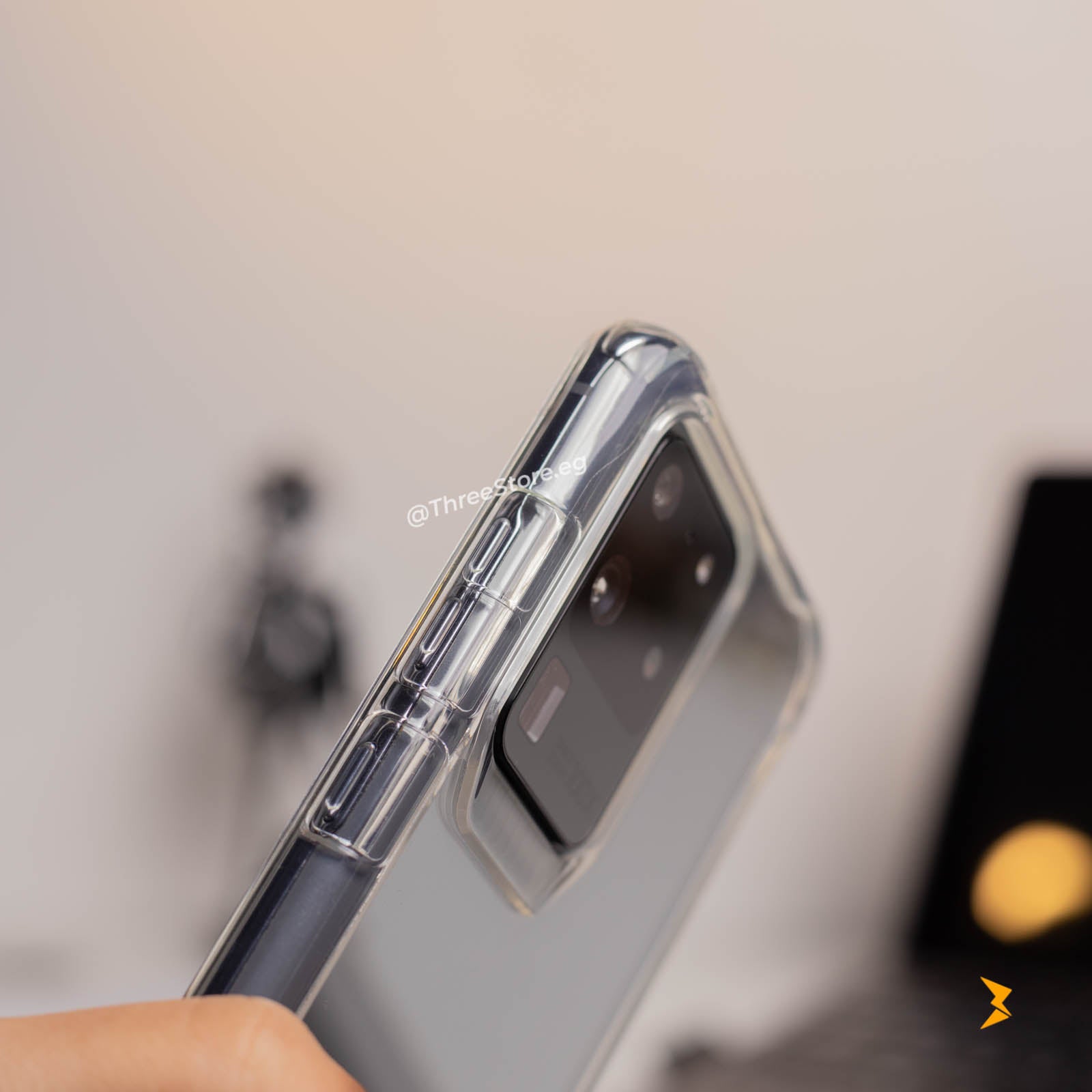 X-Fitted Transparent Shockproof Case Samsung S20 ultra