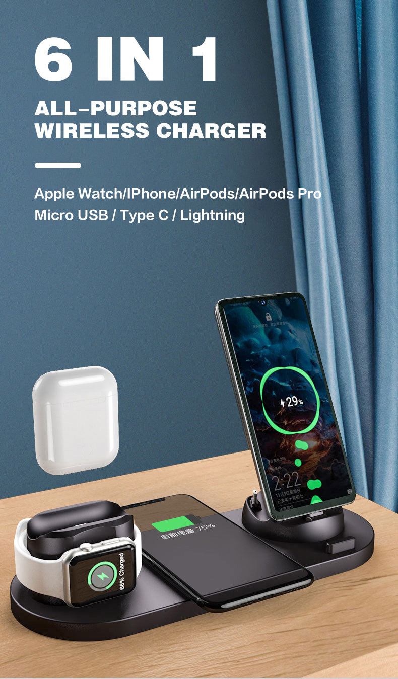 Piblue Charging Stand 6 in 1