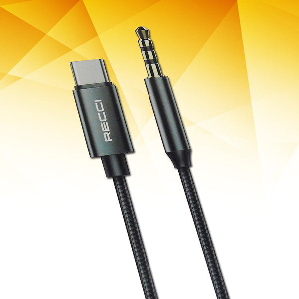 Recci Audio Cable Type-C To 3.5 RH03
