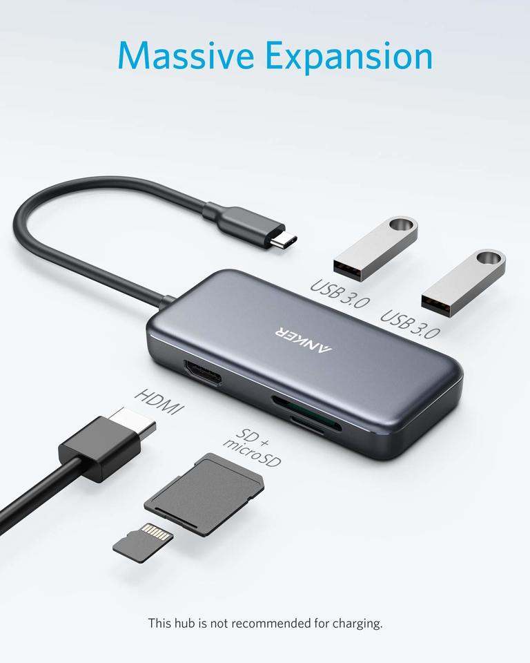 Anker PowerExpand 5-in-1 USB-C Media Hub