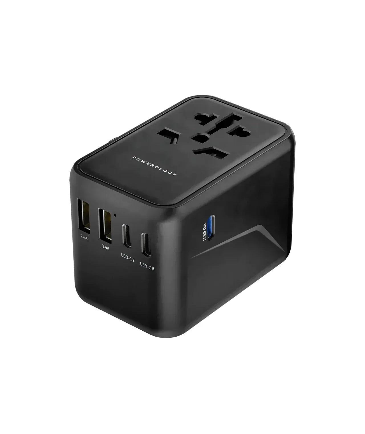 Powerology Adapter Multi-Port 65w Universal - Three