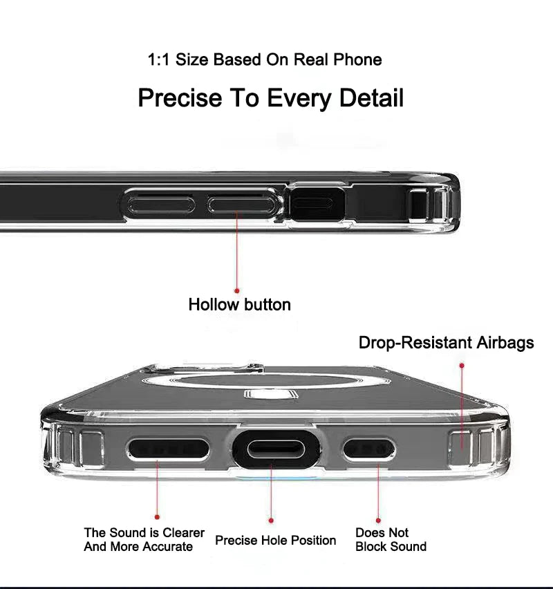 Transparent Magsafe Case iPhone 11 Pro