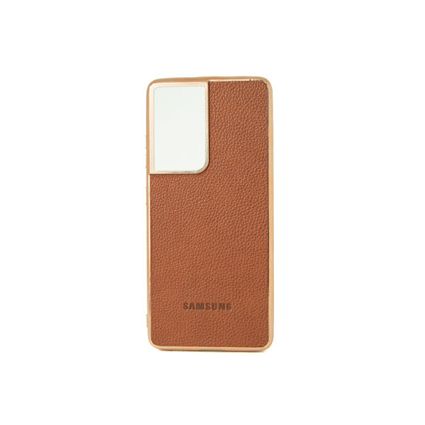 Glossy Leather Case Samsung S21 Ultra