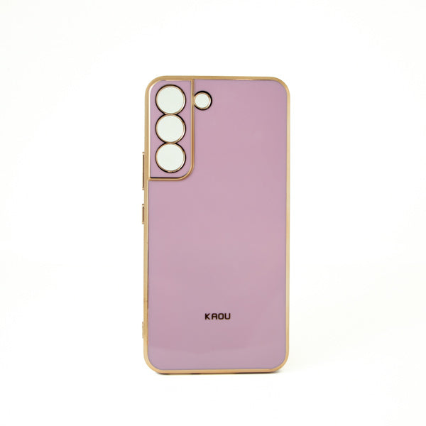 Plating Gold Lens Protection Case Samsung S22