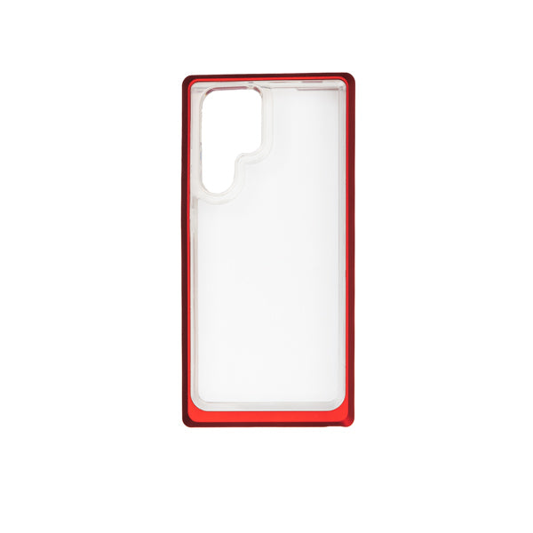 Transparent Double Frame Case Samsung S22 Ultra