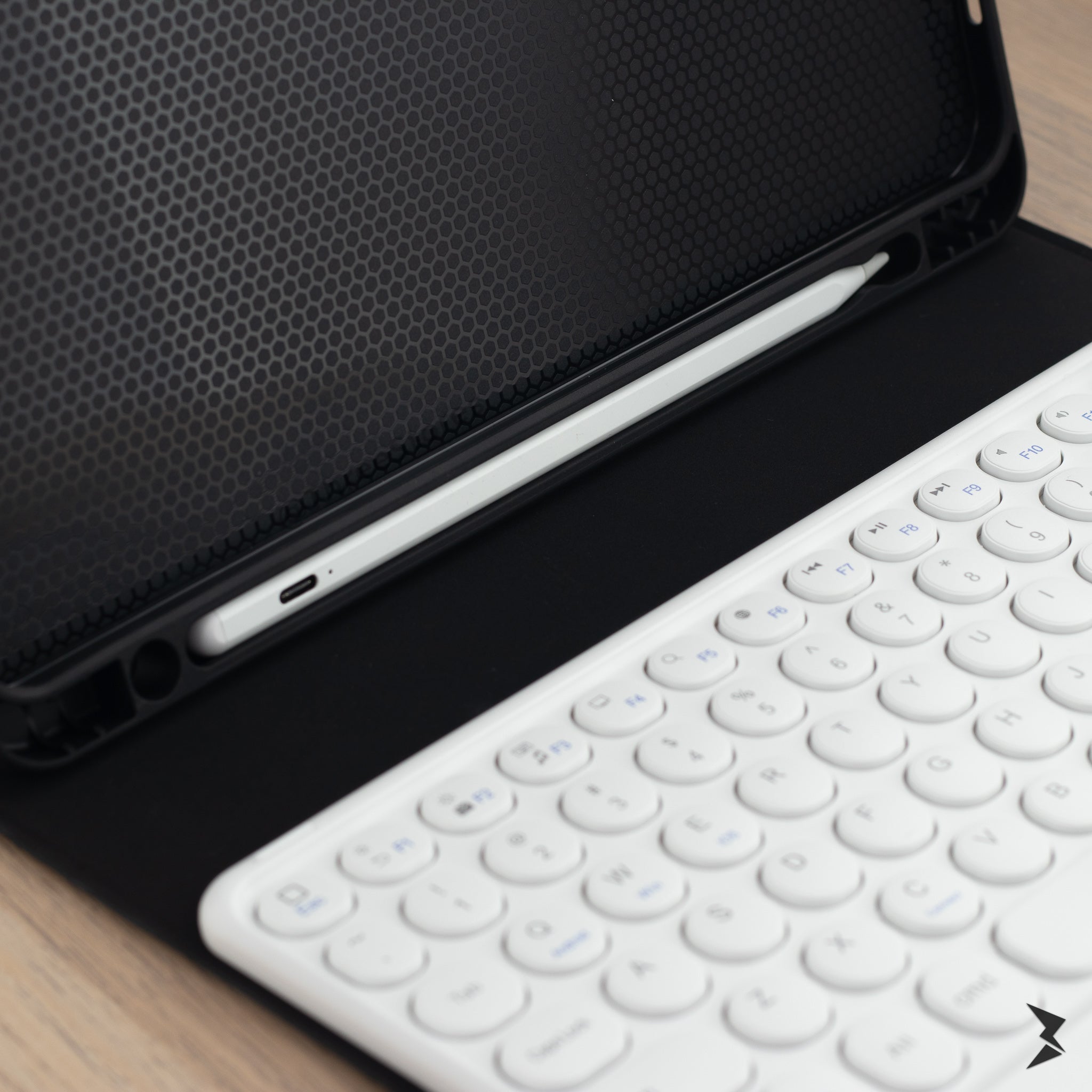 Coteetci Keyboard Pad Fabric Case For iPad Air
