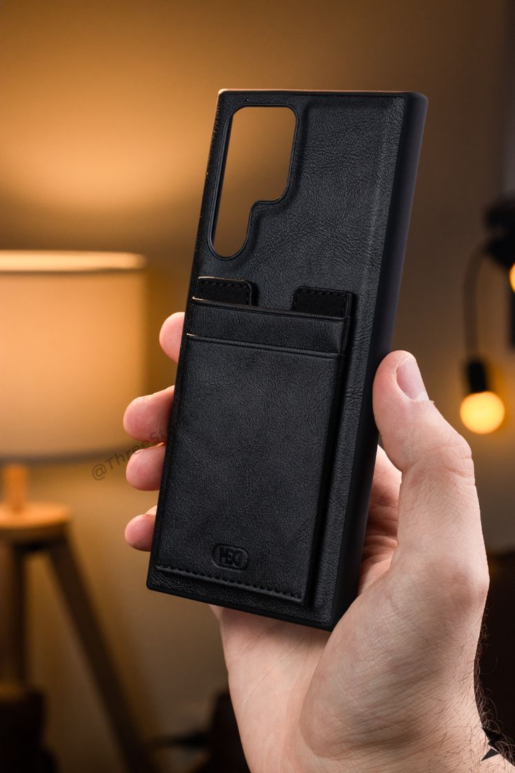 Hdd Leather Slim invisible Card Case Samsung S22 Ultra
