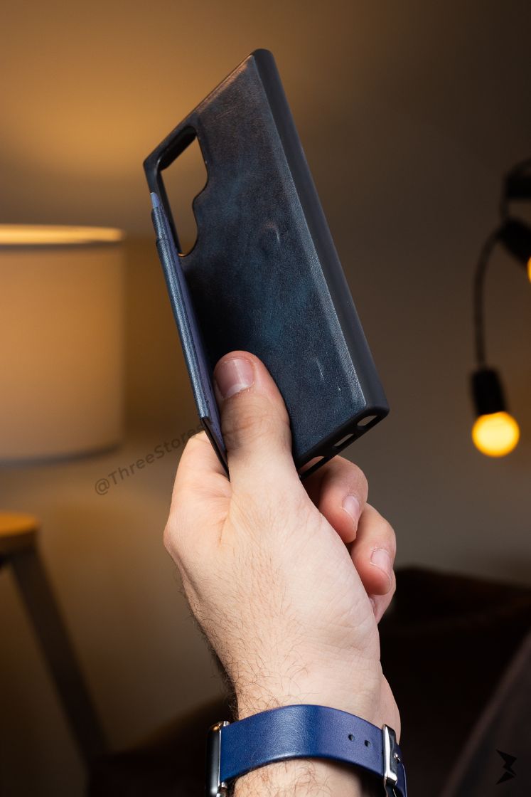 Hdd Leather Slim invisible Card Case Samsung S22 Ultra