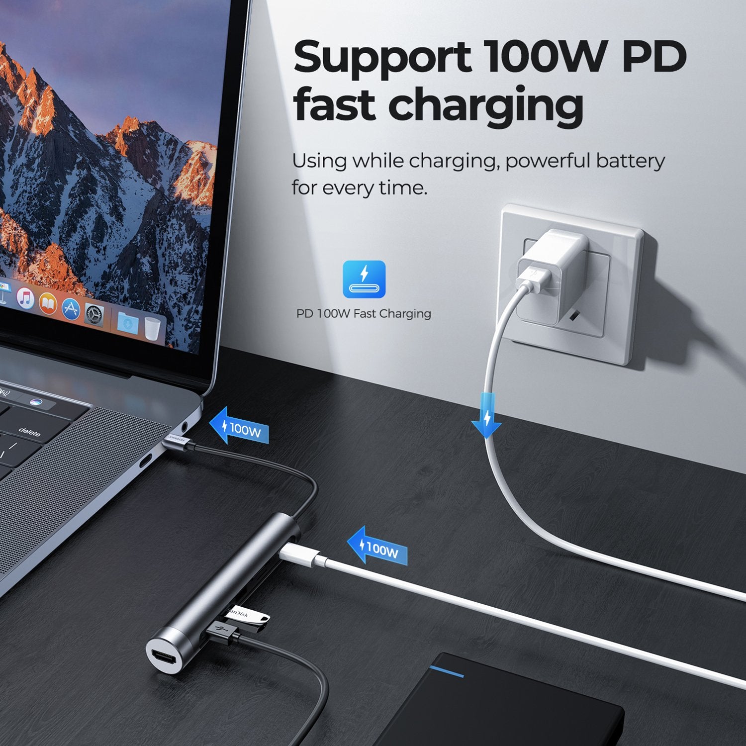 Joyroom 7 in 1 USB C hub adapter