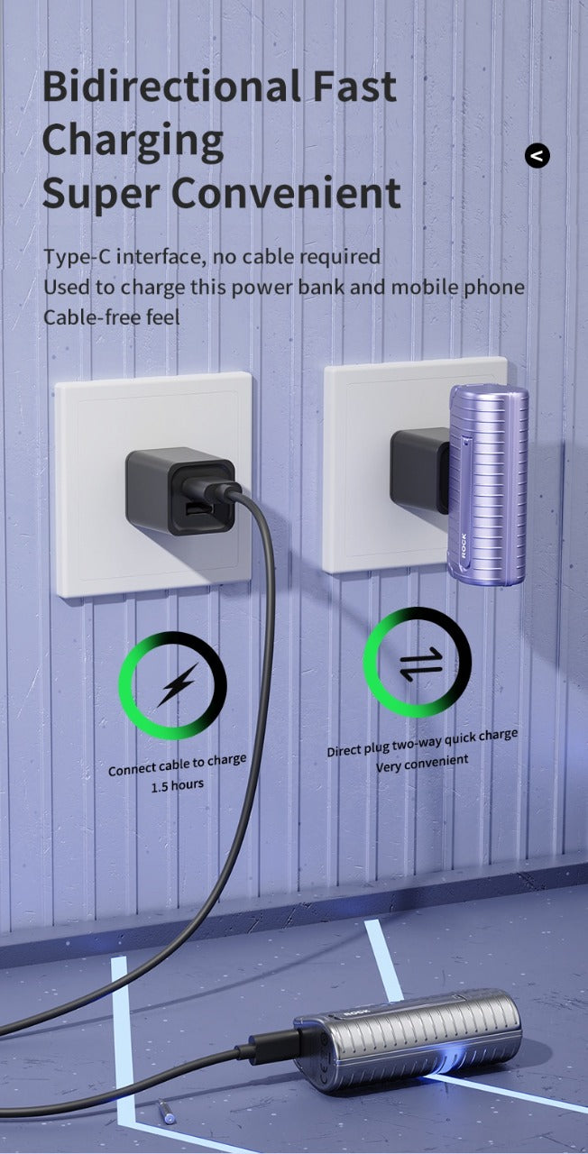 ROCK Lightning PD Power Bank 4800mAh P86