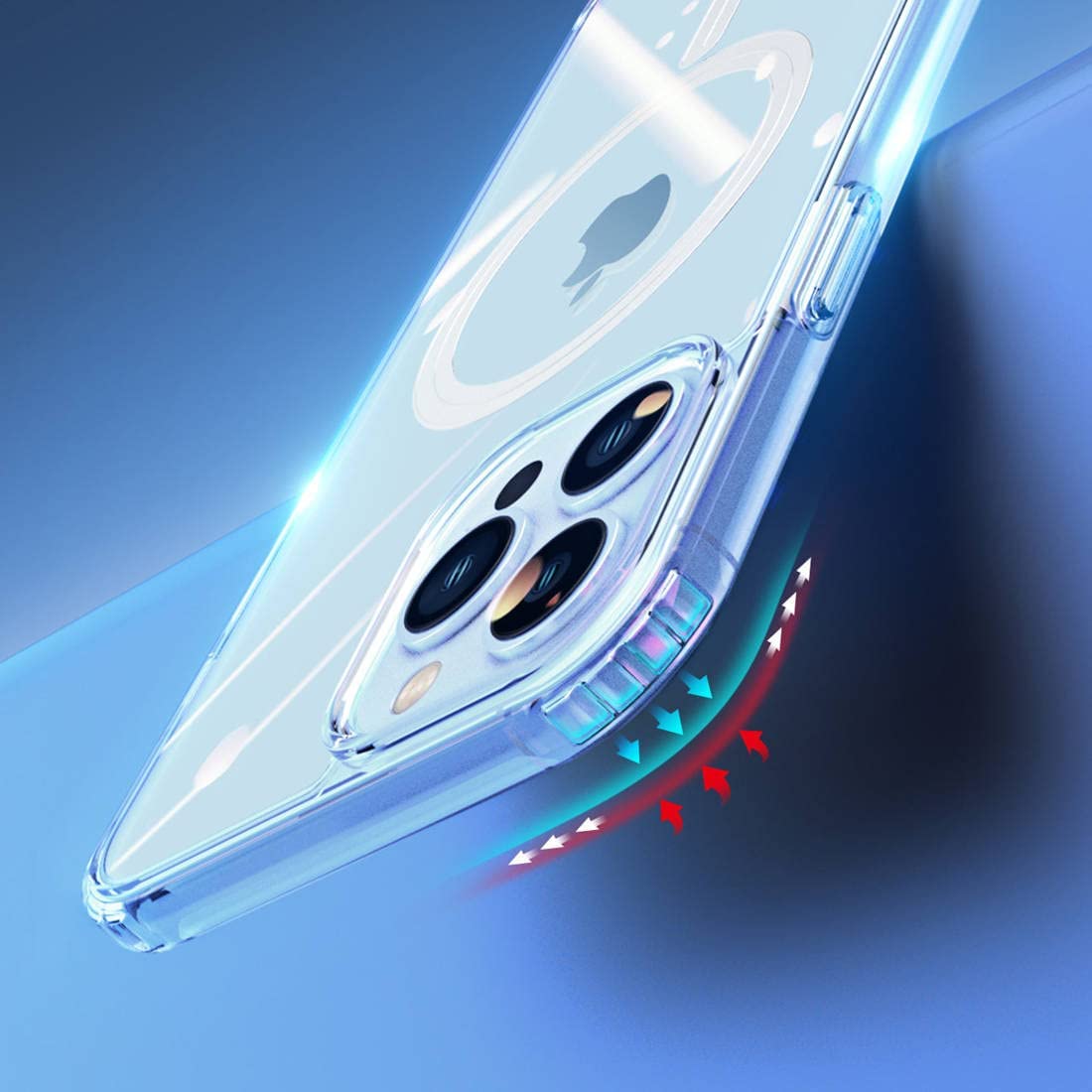 MagSafe Transparent Silicone Case iPhone 13 Pro