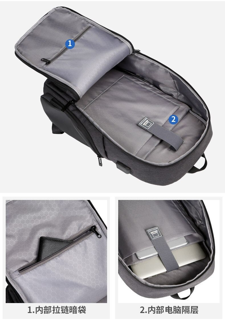 MEINAILI SMART Dark Gray BackBag 027