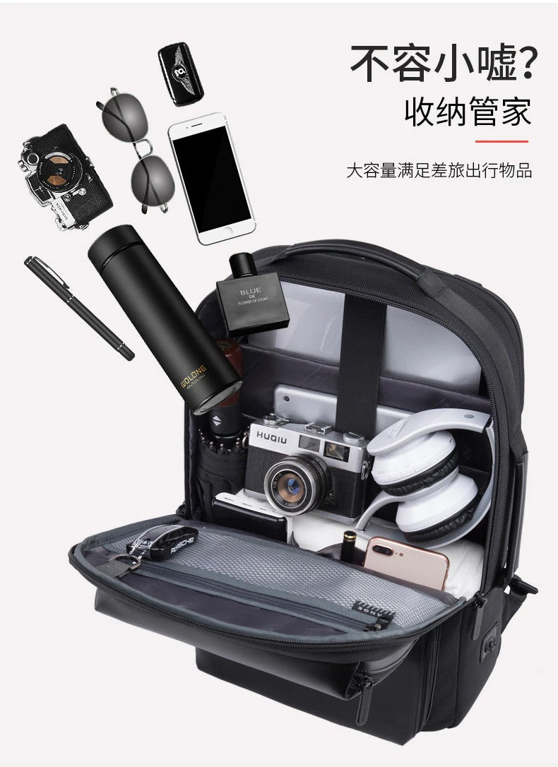 BANGE Leather Professional WaterProof BackPack 019