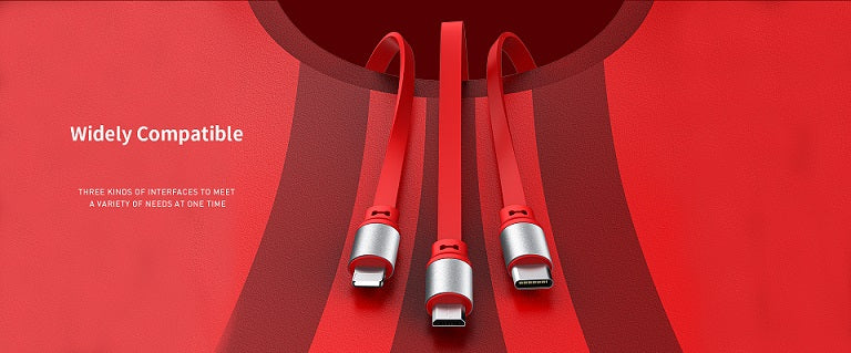 Recci 3 in 1 Data Cable RTC-T13