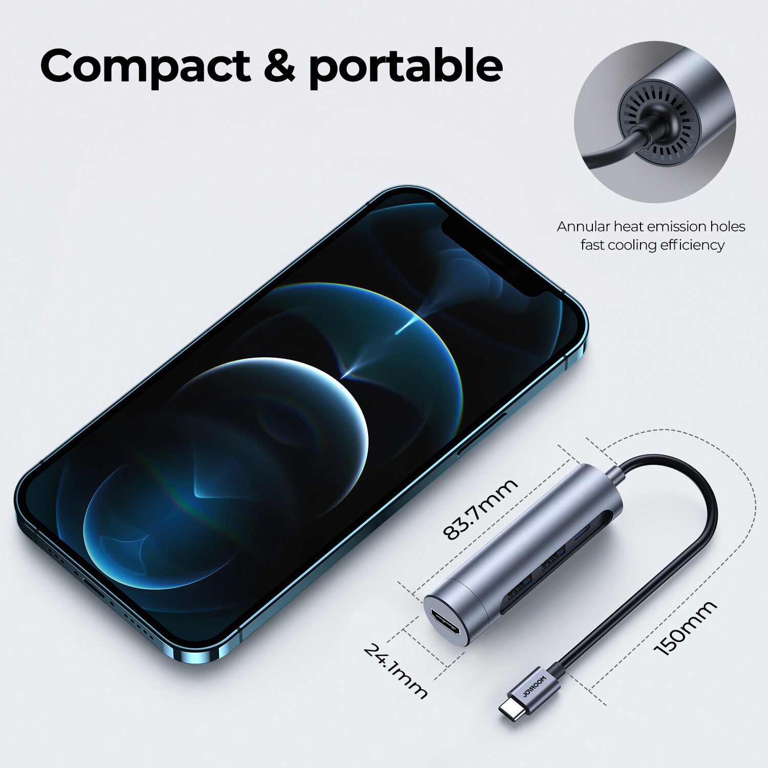 Joyroom Hub 4 in 1 Type-C (S-H113)