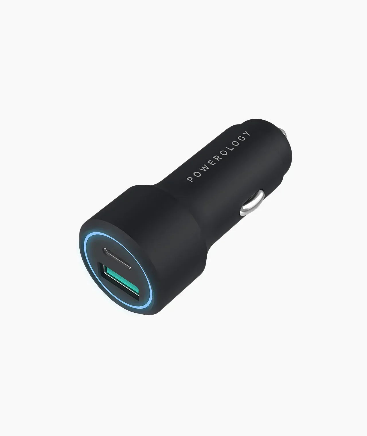 Powerology Aluminum Ultra-Quick 43W Car Charger - Three
