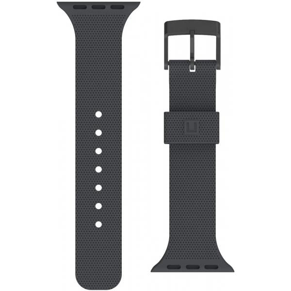 UAG U DOT Silicone Strap for Apple Watch 38mm-40mm (Black)