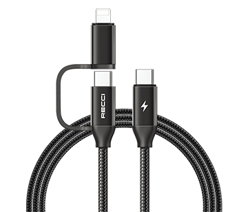 Recci Dual Port PD Data Cable